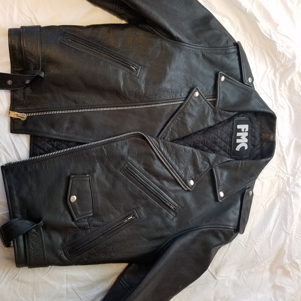 Men's leather jacket